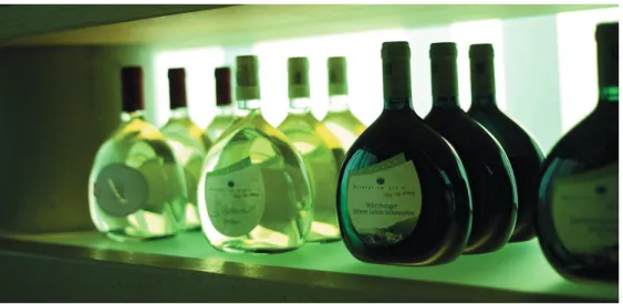 6. kép: Bocksbeutel − a Franken borvidék jellegzetes palackja