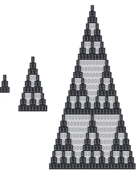 Figure 1 shows the 3rd order, 1st, 2nd and 3rd level patterns, if the starting side-length is 3