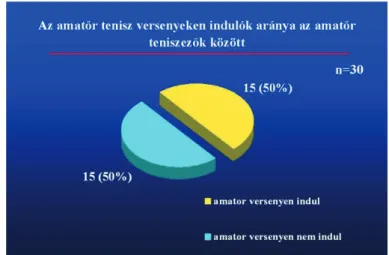 10. ábra: az amatőr versenyeken indulók százalékos aránya. /  10. figure: it is marches' percentile proportion on amateur competitions
