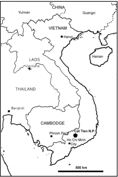 Fig. 1: The collecting site of Trần Ninh in southern Vietnam. 