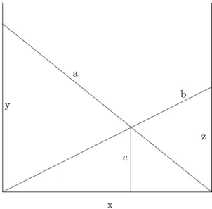 Figure 1: The crossed ladders