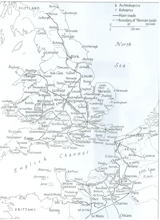 Figure 4. The Anglo–Norman Realm (1066–1154)   (The Oxford Illustrated History of Britain) 