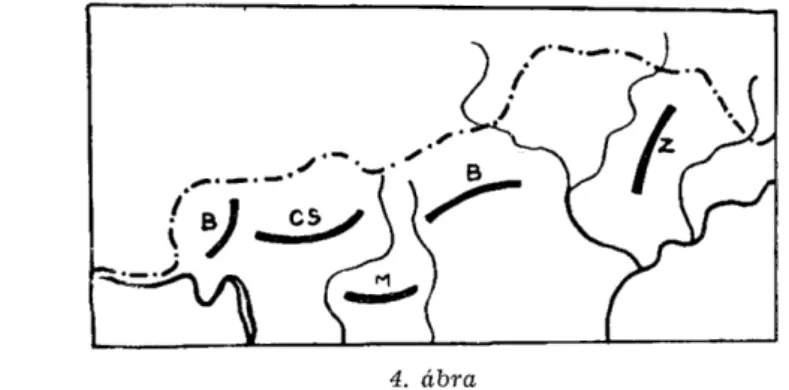 oldalán (1. ábra)! Figyeljük  m e g az atlaszban és a táblai rajzon (4. ábra) az  Északi-középhegységet is, és hasonlítsuk össze a Kárpátok vonulataival