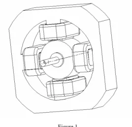 Figure 1 shows the sketch of the construction disposition of a two-phase  synchronous motor having permanent magnets on the rotor