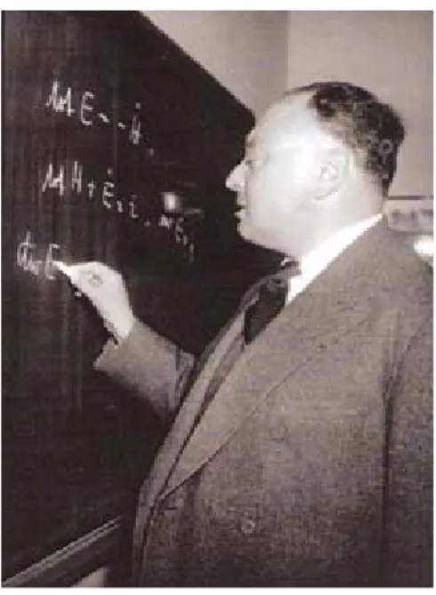 Figure 3  Pauli is lecturing at the ETH 