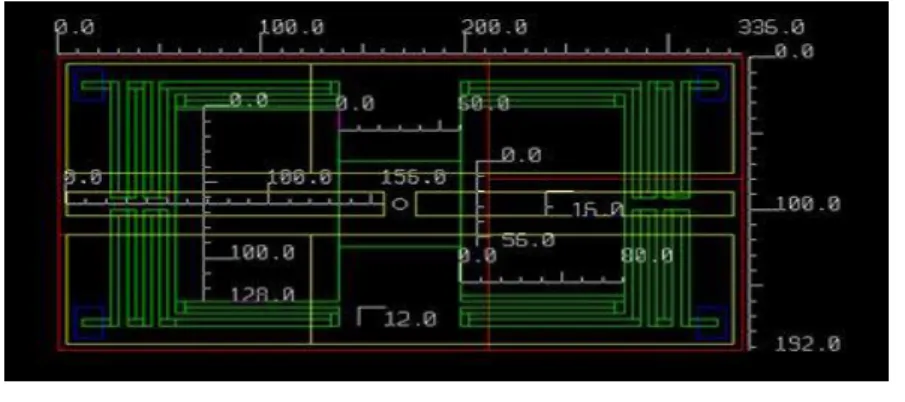 Figure  2  show  the  2D  layout  with  dimensions  of  other  three  designed  MEMS  shunt RF switches