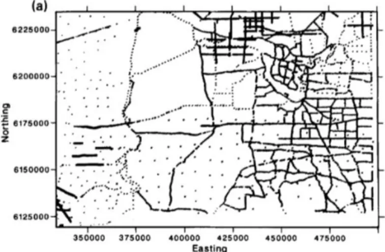 2. ábra. A Dél Ausztrál gravitációs mérőhálózat sűrűbb része, az Adelaide-környéki mérési  pontok
