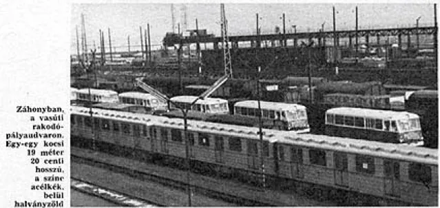 11. kép. Ikaruszok útban a Szovjetunió felé, Záhonyban. 