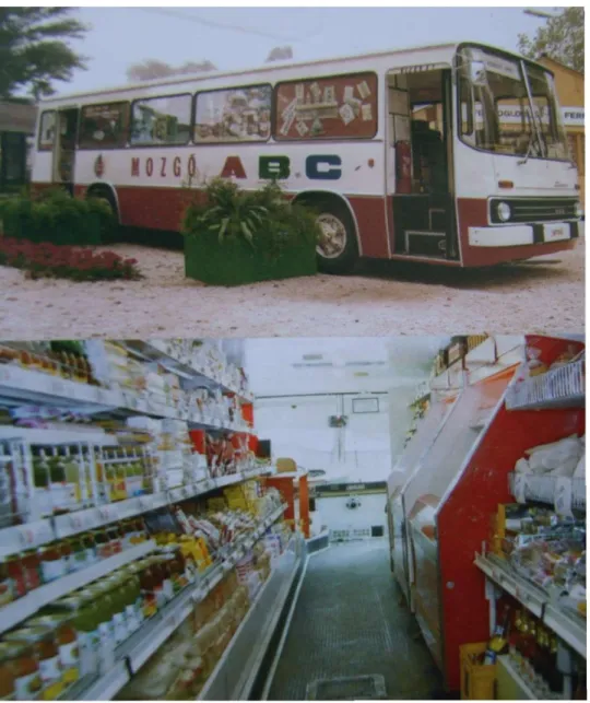 Használtak Ikarus buszokat mozgó élelmiszerüzletként (13. kép). Ezek az önkiszolgáló  üzletek távoli falvak élelmiszerellátását voltak hivatottak szolgálni, amikor ezek a szocialista  modernizáció során önellátó képességüket már elveszítették