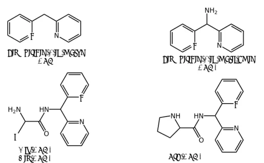 2. ábra A bisz(piridin-2-il)-csoportot tartalmazó származékok sematikus rajza 