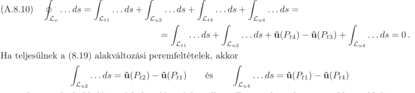 A.8.2. Független kiegészítő egyértékűségi feltételek. Az egyszerűség kedvéért a 8.1. ábra viszonyait – lásd 72