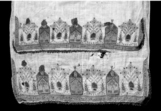 10. kép. Éneklőszékkendő (részlet), Sepsikőröspatak,   18. század vége – 19. század eleje 