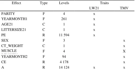 Table 6. The structure of the applied animal model 