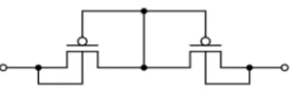 Fig 4 - Schematic of the pseudo-resistor element 