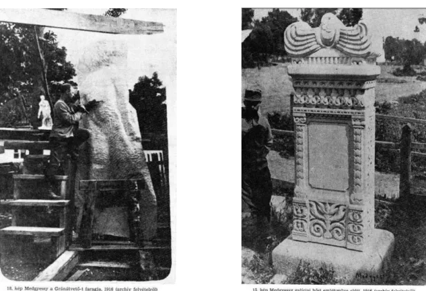 1. Kép Medgyessy Ferenc 1916-ban, az orosz fronton készített emlékművei 