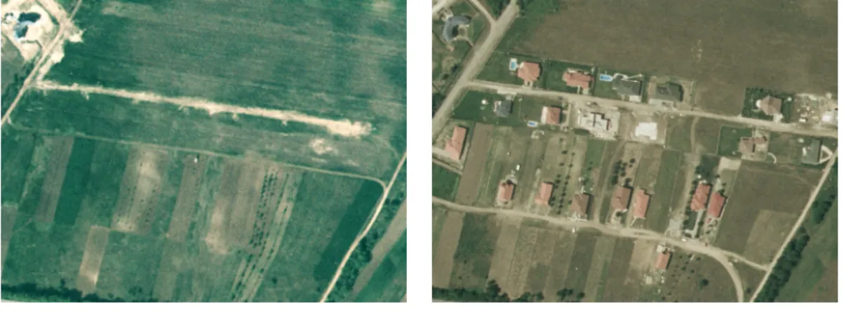 Figure 2.14: Original image pairs provided by the Hungarian Institute of Geodesy, Cartography and Remote Sensing (F ¨ OMI).
