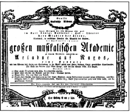   ( 18. ábra) Anton Stadler 1788. február 20-i koncertjének meghívója