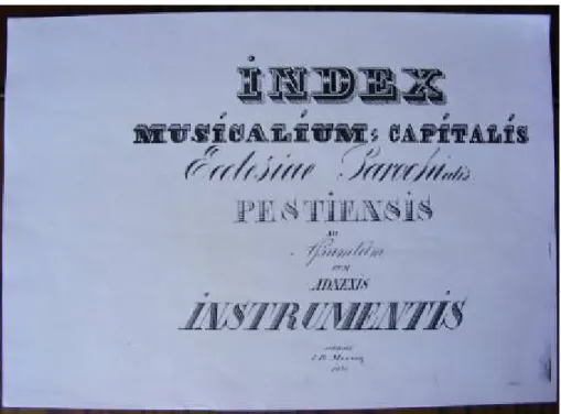 3. ábra: Az 1831-es inventárium címlapja (OSzK Ms. Mus. 5170.) 