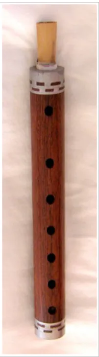 A guănzi  (3. Kép 18 ) 3 részből áll, a nádsípból, a stiftből és a  hangszertestből. A hangszertest henger alakú, melynek felületén  hanglyukak vannak, felső végéhez csatlakozik a stift (nem minden  esetben) és a nádsíp