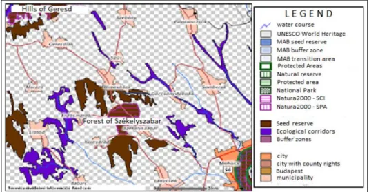 Fig. 8. The Illyrian oak-hornbeam forest near Székelyszabar that is part of the National  Ecological Network and the Natura 2000 network [7, 12]