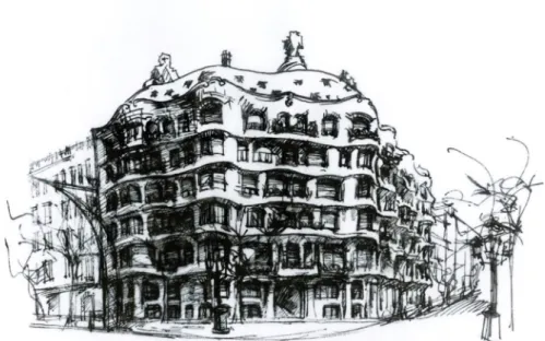 Fig. 4. CASA MILà is the most representative design of Spanish architect Antonio Gaudi