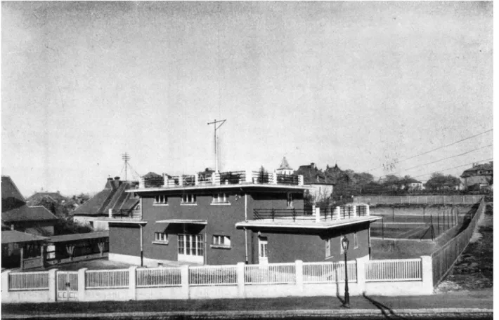 Fig. 2a.The latest building of Professor Hültl in 1929. © Credit: Komor, M. (1929), Az építész tanárok hivatásáról, Tér és Forma, Vol
