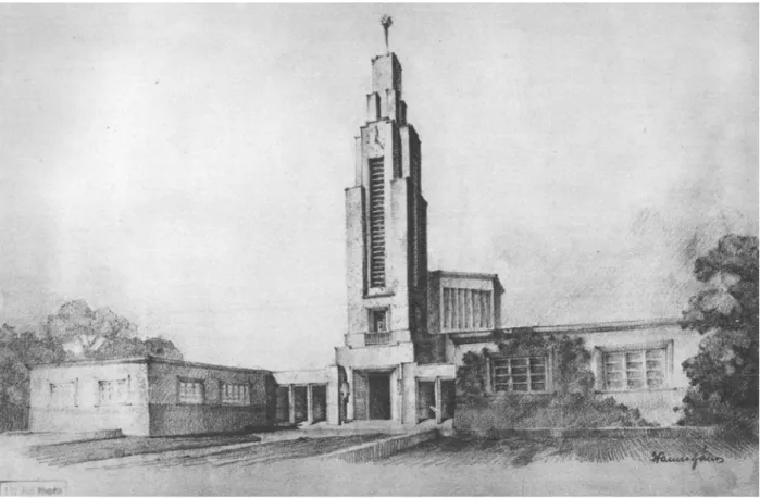 Fig. 3b..Student design displayed at the  Budapest Technical University in 1930. © “A Budapesti M