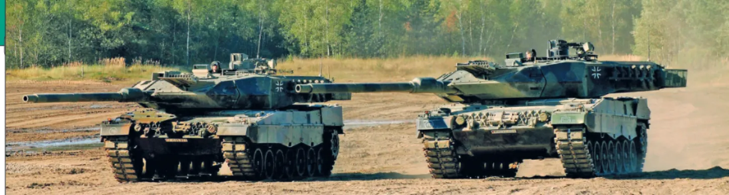 17. ábra.  Leopard 2A7 verzió, sivatagi színekben; feltehetően  a Katarnak szállított egyik példány, gyári teszten