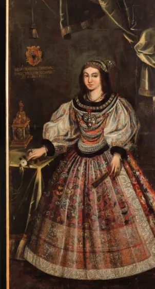 43. kép. Ismeretlen festő: Thököly Éva, 1672 44. kép. Ismeretlen festő: Thököly Mária, 1672