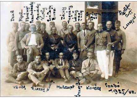 14. ábra. Vitéz Szentnémedy Ferenc vezérkari százados az  1920-as években. Szemből a bal zubbonyzseben az Osztrák–