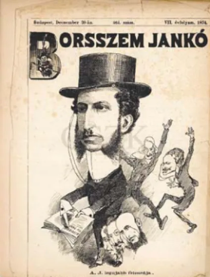 3. kép: Asbóth János portréja                         4. kép: Asbóth János karikatúrája