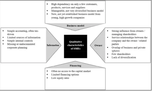 Figure 1: Qualitative characteristics of SMEs 
