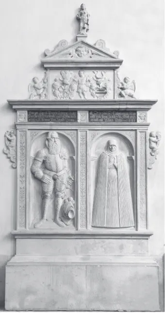 Fig. 19. Master of the Žerotín Tombstones: tombstone  of Jaroš Morkovský of Zástrˇizl (d