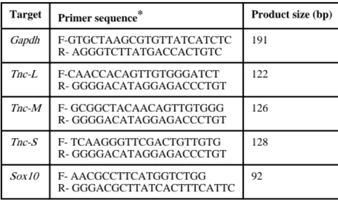 Table 2 Primers for qPCR.