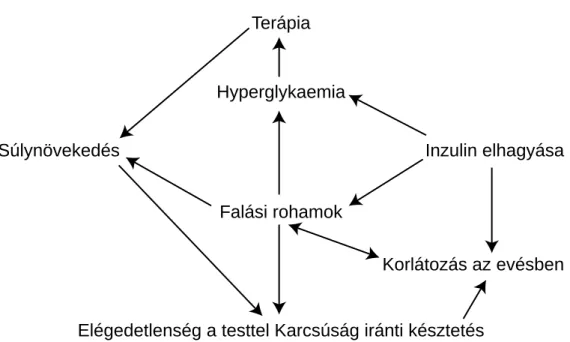 2. ábra Komplex módszerek a cukorbetegek gondozásában. A Diabetes Edukációs Munkacsoport és a SOTE Magatartástudományi Intézet közös hétvégéje  (1998