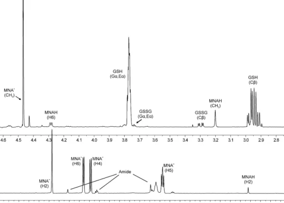 Figure 3.  The protonation macro- and microequilibrium schemes of CysASH (A) and CysASSCysA (B)  in terms of stepwise macroscopic protonation constants (K 1 , K 2 ), where L − , HL, etc