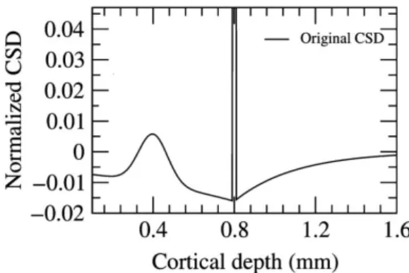 Figure 4.7: Ground truth CSD distribution for analyzing the effect of a setup, in case the cell is not completely parallel to the electrode
