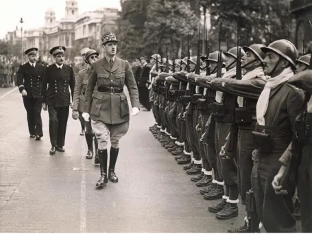1. kép: Szabad francia erők Charles de Gaulle 