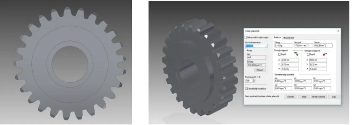 Figure 7. Reconstructed 3D model of the spur gear  