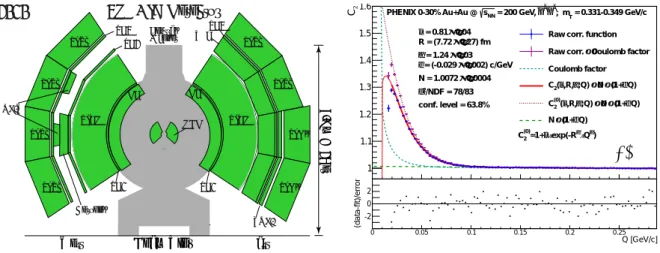 Figure 1. The 2010 PHENIX detector setup.