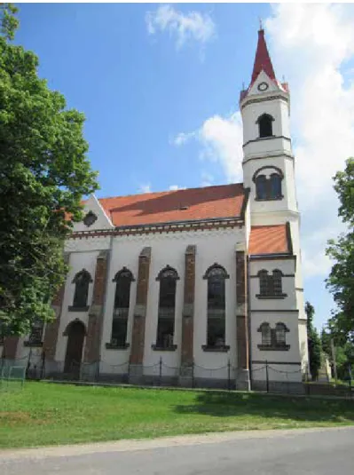 Figure 1. The Evangelical Church of today in Vadosfa – architect József Vogel, built 1911–1912 (Photo: D