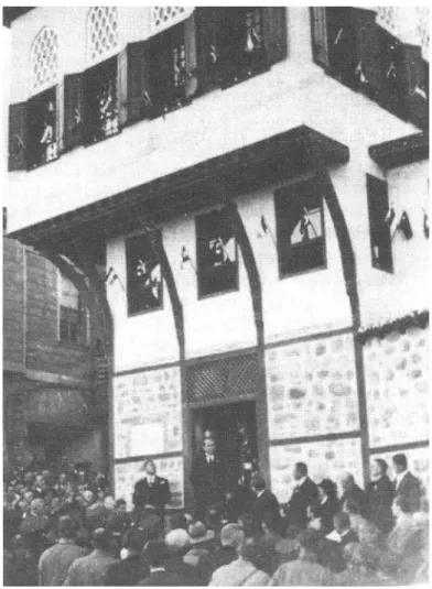 6. ábra. Gömbös Gyula látogatása a rodostói Rákóczi-háznál, 1933. október 24.  