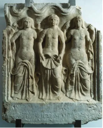 3. ábra. Három Nympha ábrázolása   (forrás: Lupa.org, 5329)