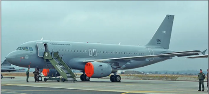 3. ábra. Az Airbus A319-es csapatszállító repülőgépből a Magyar Honvédség két darabot szerzett be