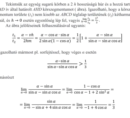 A 2. ábra jelöléseinek felhasználásával: 