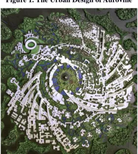 Figure 1. The Urban Design of Auroville 