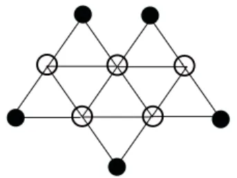 Figure 1: The sun graph M (G 5 ) of the unique maximal planar graph G 5 on 5 vertices