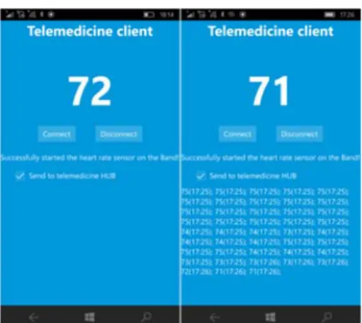 Fig. 3. The implemented test client