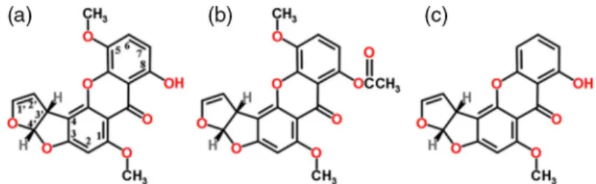 Figure 4. The chemical structure of antileukemic 5-methoxysterigmatocystin (5-MS) derivatives.