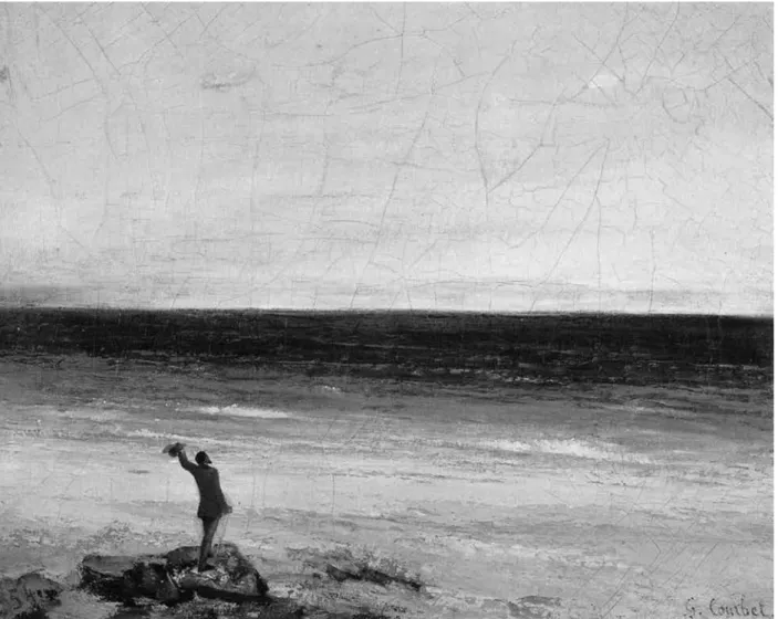 Fig. 8. Gustave Courbet: The Sea at Palavas, 1854; Montpellier, Musée Fabre